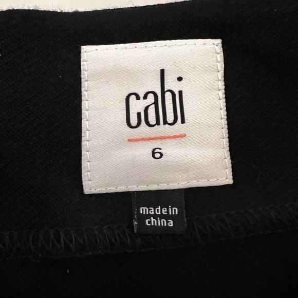 CaBi Black Ponte Knit Classic A-Line Skirt Size 6 - Picture 5 of 9